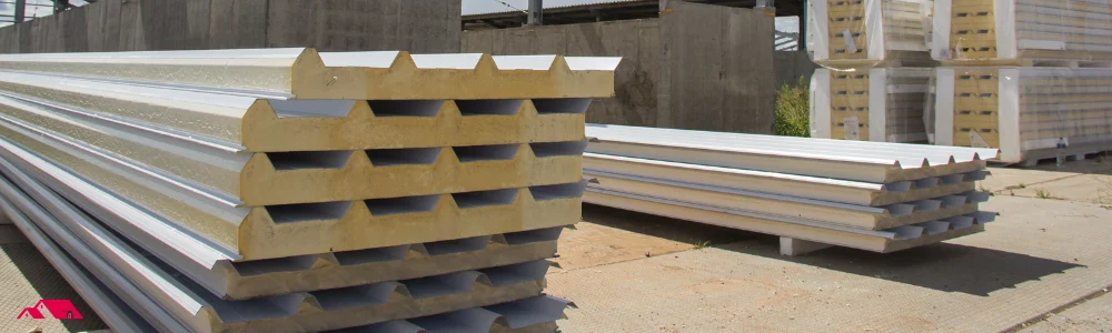 Installation von Sandwichpaneelen in Bern